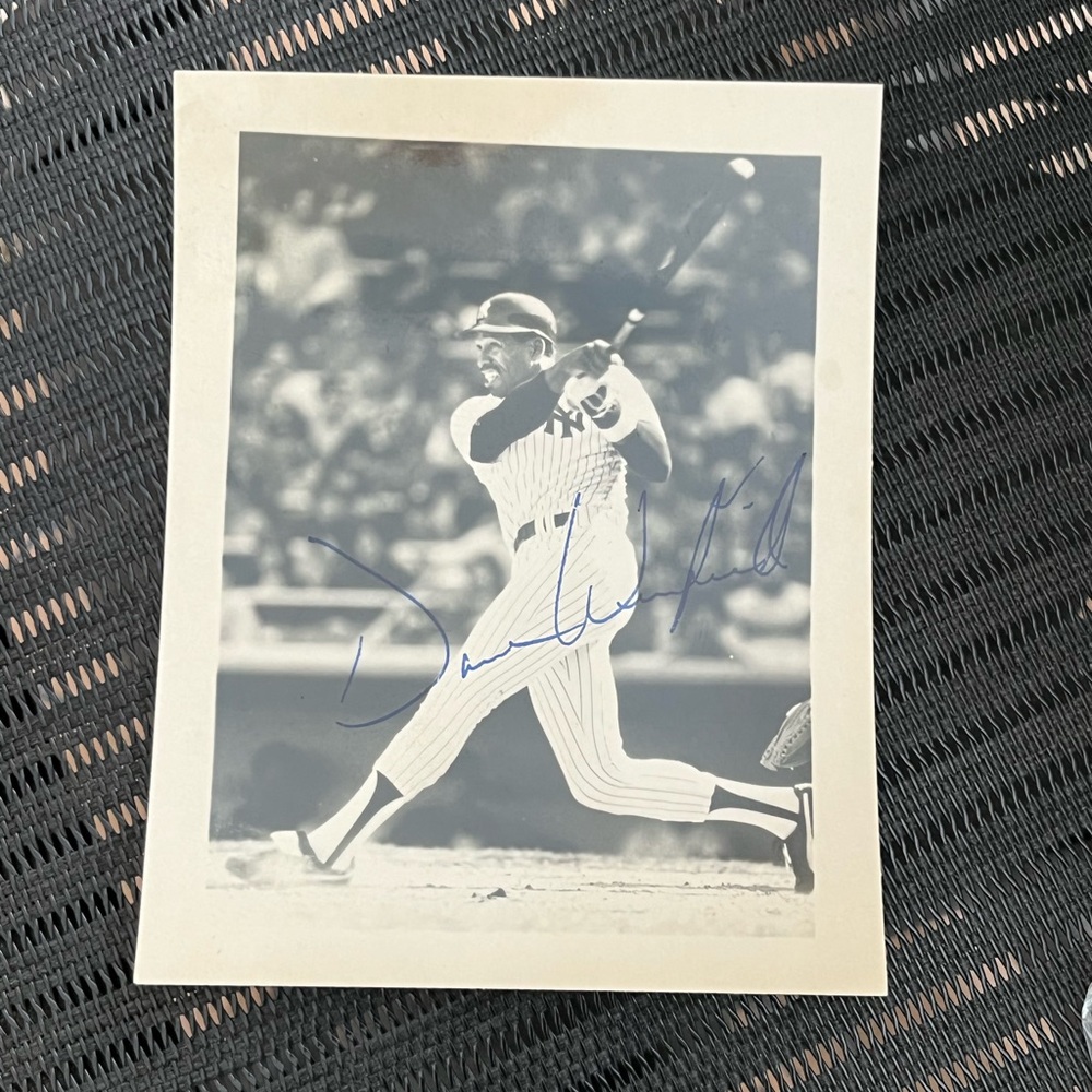 Dave Winfield signed photo